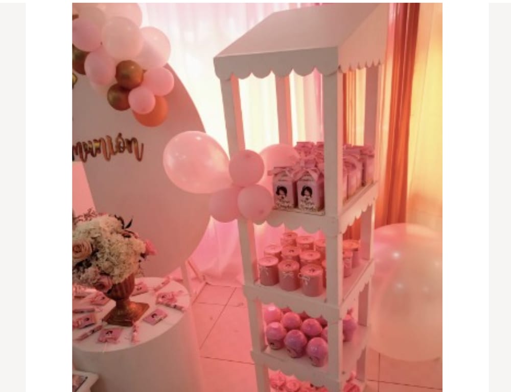 Candy bar para sorpresas para alquiler en eventos