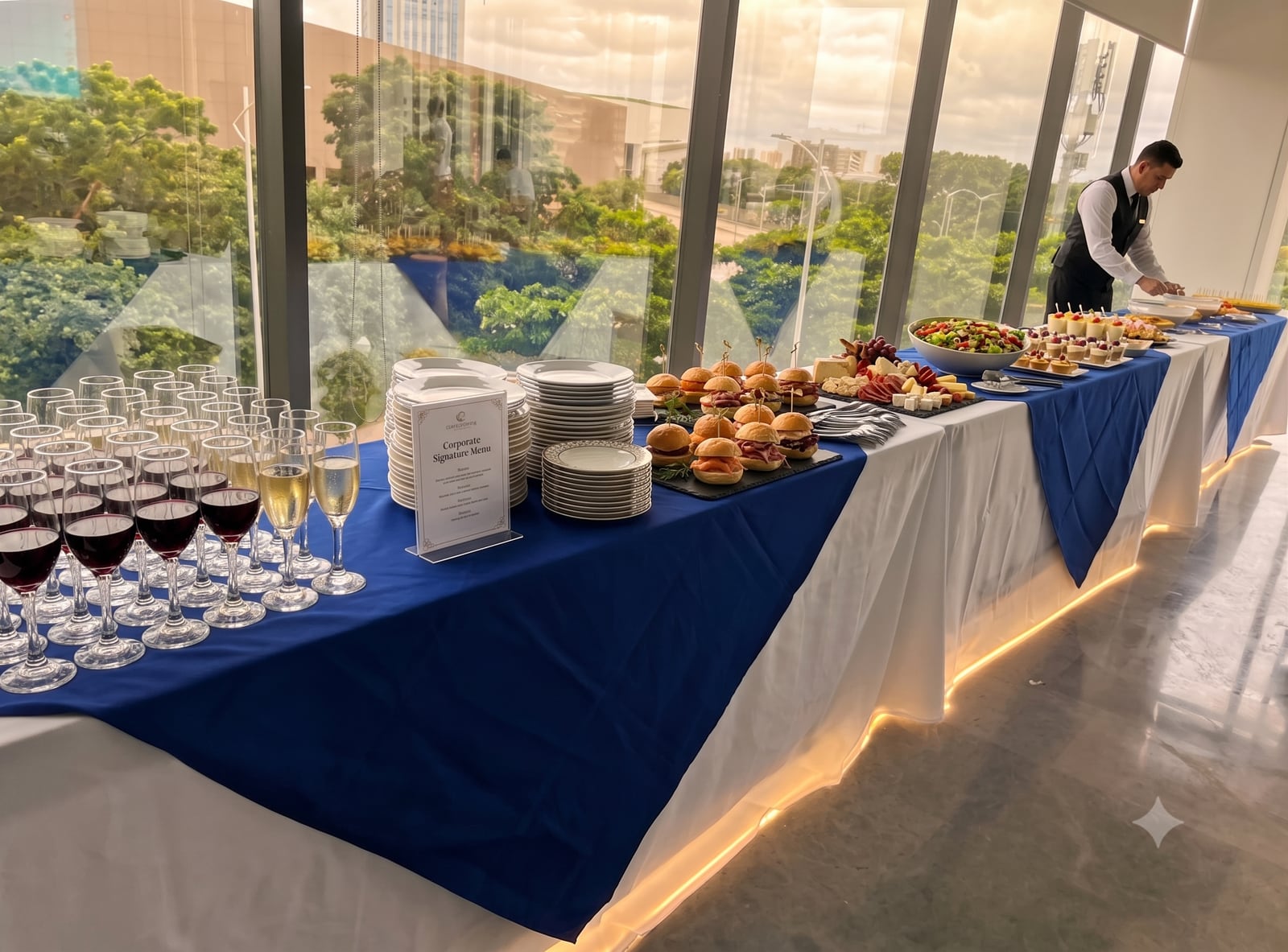 Catering y buffet montado para eventos y empresas en Barranquilla